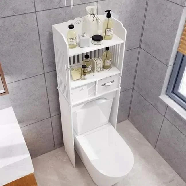 Armário de Armazenamento Sobre o Vaso