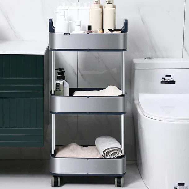 Organizador Móvel em Aço Inoxidável