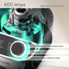 Processador De Alimentos Fimei De 12 Xícaras Com Lâminas