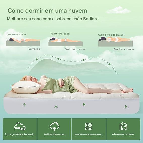 Capa de Colchão de Viscose Derivado de Bambu