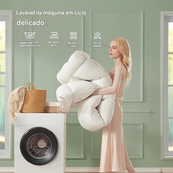 Capa de Colchão de Viscose Derivado de Bambu