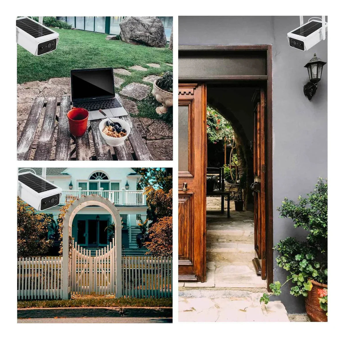 Câmera de Segurança Solar 1080p – Alertas Instantâneos no Celular