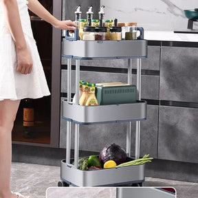 Organizador Móvel em Aço Inoxidável