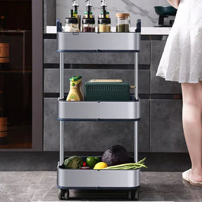 Organizador Móvel em Aço Inoxidável