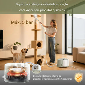 VapoMax Pro 2500 – Limpador a Vapor de Alta Pressão para Limpeza Pesada